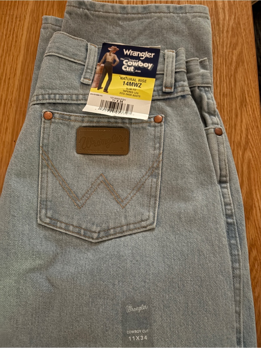 Wrangler Light Blue Cowboy Cut Jeans